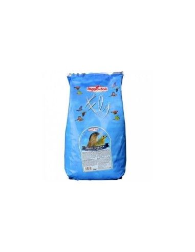 Pasta mórbida para pájaros insectivoros  RAGGIO DI SOLE INSECTA 2 kg.